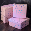 Коробка подарочная "Starry sky pink", 19х19х9.5 см, картон - 5