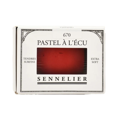 Пастель сухая "À l'écu Pastel", галька, 670 красный рубиновый