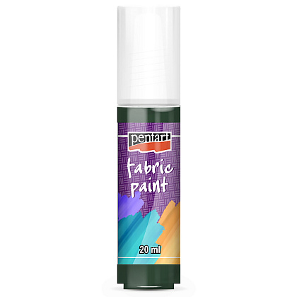 Краски для текстиля "Pentart Fabric paint", 20 мл, сосна зеленая