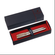 Набор ручек "Pierre Cardin Pen&Pen": ручка шариковая автоматическая и роллер, серебристый, золотой