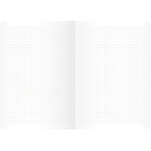 Книга записная "Grace. Лазурный", А5, 80 листов, клетка, голубой