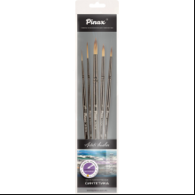 Набор кистей для рисования "Pinax Artists Hi-Tech", синтетика, 5 шт