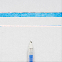 Ручка гелевая "Gelly Roll Glaze", 0.6 мм, прозрачный, стерж. синий