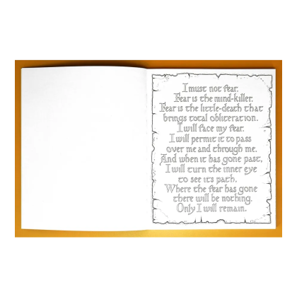 Раскраска на английском языке "Colouring Book. The Official Dune" - 3