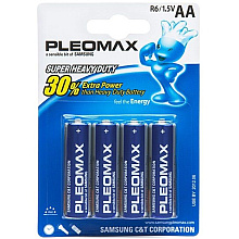 Батарейки солевые Samsung "Pleomax AA/R6", 4 шт.