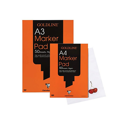 Блок бумаги для маркеров "MARKER PAD", А4, 70 г/м2, 50 листов - 2