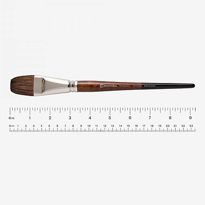 Кисть "Escoda Versatil Brush S/H 1543", синтетика, плоская, №1 - 3