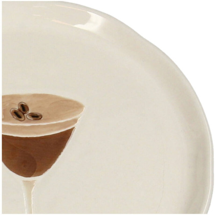 Тарелка керамическая "Espresso Martini", 13.5х13.5 см, бежевый - 2