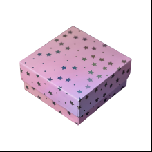 Коробка подарочная "Starry sky pink", 15х15х6.5 см, картон
