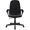 Кресло для руководителя Бюрократ "CH 002 Fabric", ткань, пластик, черный - 2