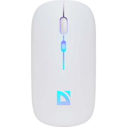 Мышь DEFENDER Touch MM-997, беспроводная, белый, 800-1600 dpi