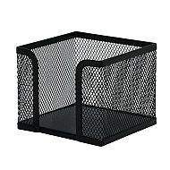 Бокс для бумаги для заметок, 95x80x95 мм, пустой, черный