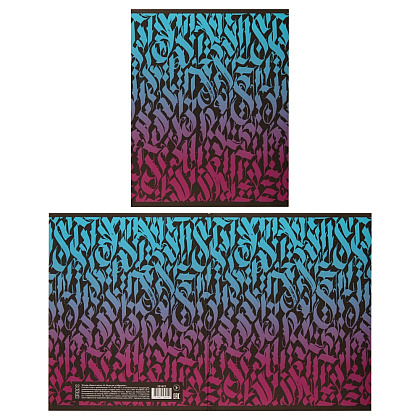 Тетрадь "Calligraphic", А5, 48 листов, клетка, ассорти - 6