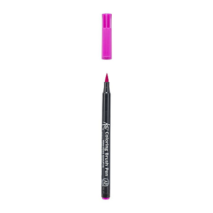 Маркер акварельный "Koi Color Brush", светло-сиреневый - 3