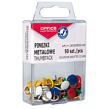 Кнопки "Office products", 50 шт, разноцветный