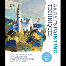 Книга на английском языке "Artists Painting Techniques", DK