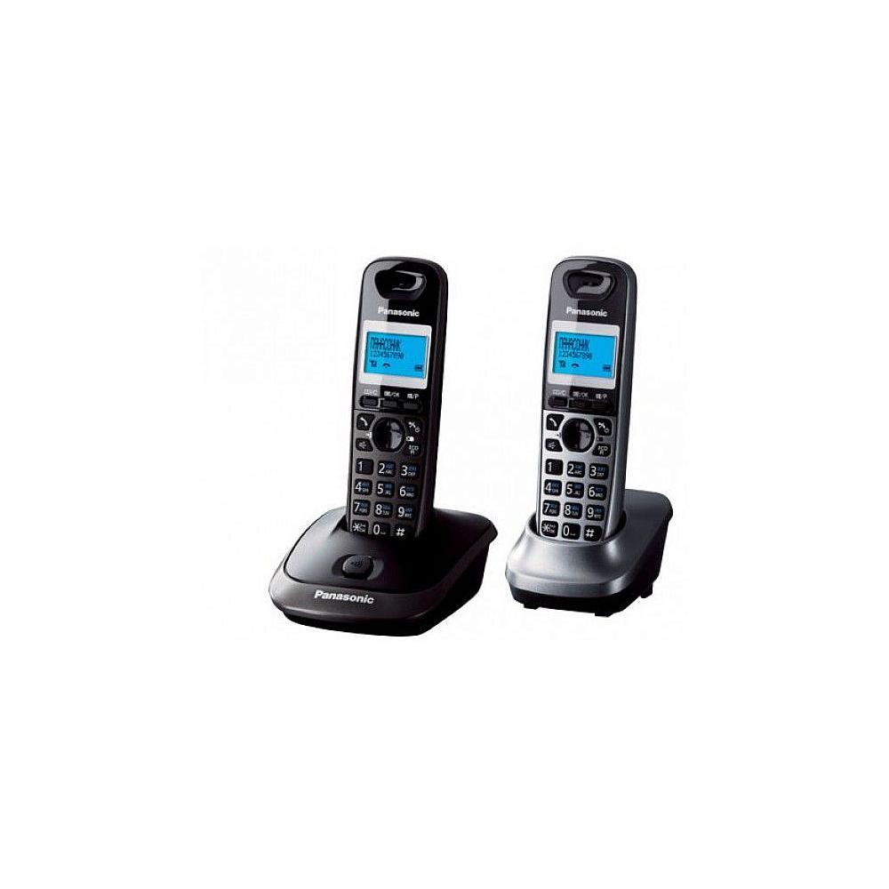 Телефонный аппарат Panasonic "KX-TG2512RU", серый металлик