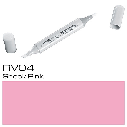 Маркер перманентный "Copic Sketch", RV-04 розовый