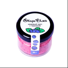Медовый мусс "МарьЯжъ" с черникой, 30 гр 