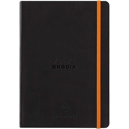 Еженедельник недатированный Clairefontaine Rhodia "Rhodiarama Perpetual", 148x210 мм, 128 страниц, черный