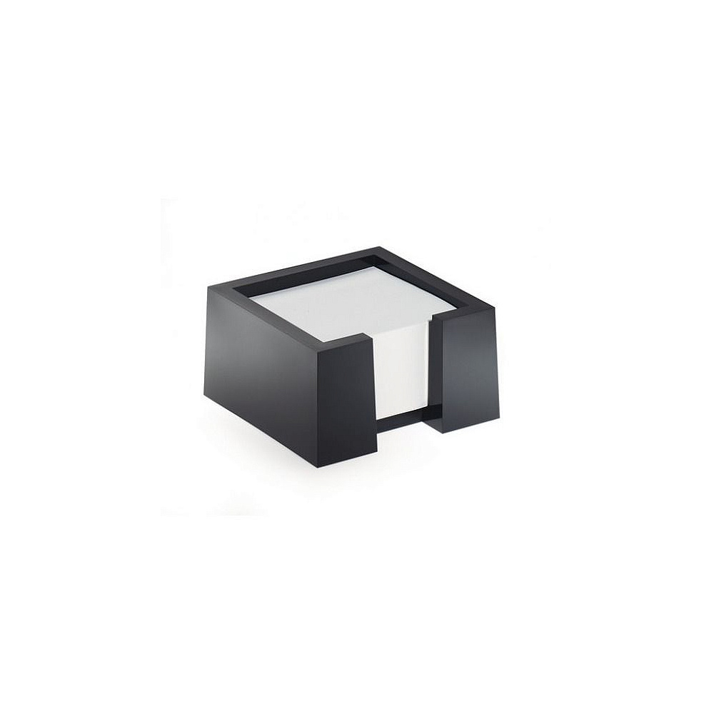 Подставка для бумажного блока "Cubo", 115x60x115 мм, с бумагой, черный