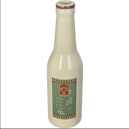 Ваза "Soda Bottle Palma Fine", фаянс, слоновая кость - 2