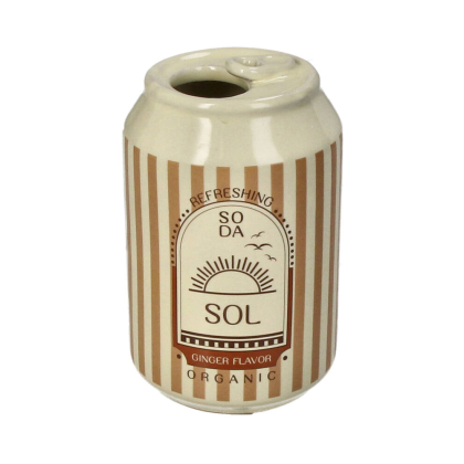 Ваза "Soda Can Sol", 7х7х11.3 см, коричневый
