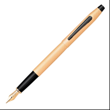 Ручка перьевая Cross "Classic Century Brushed Rose-Gold PVD", F, розовое золото, черный, патрон черный