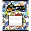 Тетрадь "Граффити", А5, 12 листов, линейка, ассорти - 3