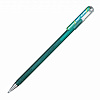 Ручка гелевая "Dual Metallic", 1.0 мм, голубой, стерж. голубой - 3