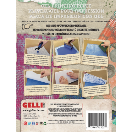 Пластина для печати "Gelli Arts", 22.9х30.5 см - 2