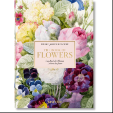 Книга на английском языке "The Book of Flowers", Pierre-Joseph Redoute