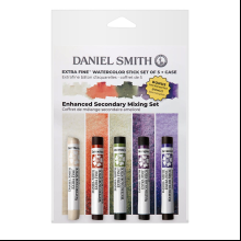 Набор стиков акварельных "Daniel Smith Aquatic Enhanced Secondary Set", 5 цветов