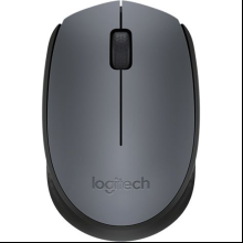 Мышь Logitech "M170 Grey", беспроводная, 1000  dpi, 3 кнопки, серый