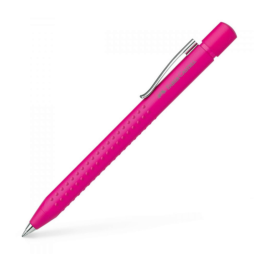 Ручка шариковая автоматическая "Faber-Castell Grip 2011", 0.7 мм, черный, стерж. синий - 5