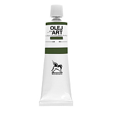 Краски масляные Renesans "Oils for art", 42 зеленый золотистый, 60 мл, туба