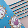 Карандаш чернографитный "HappyGraphix. Пончики", HВ, без ластика, голубой - 5