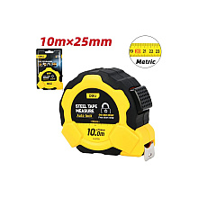 Рулетка Deli YS EDL3799, 10 м х 25 мм, желтый, черный