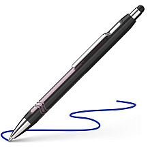 Ручка шариковая автоматическая "Schneider Epsilon Touch", черный, розовый, стерж. синий