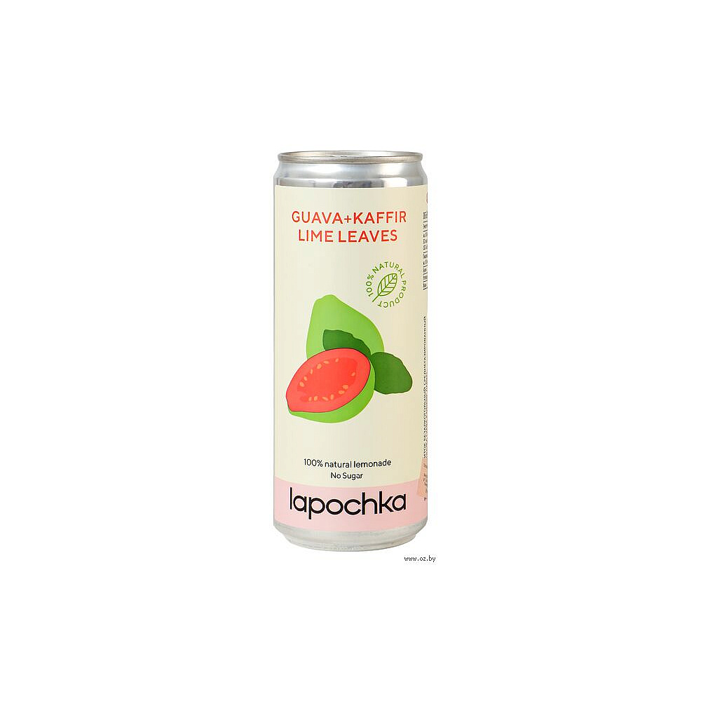Напиток "Lapochka" вкус гуавы и кафрского лайма  0,33 л., жестян. банка