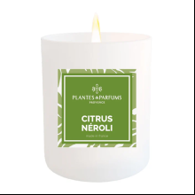 Свеча ароматическая PLANTES&PARFUMS "Citrus Neroli", 180 гр