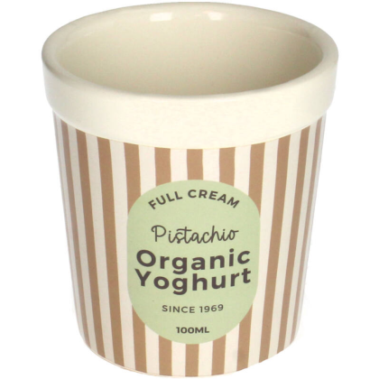 Кашпо "Organic Yoghurt", керамика, коричневый