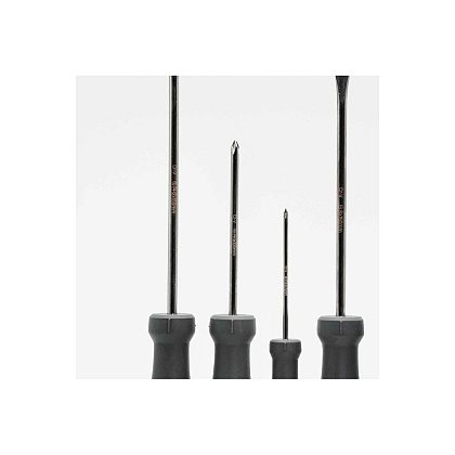 Набор отверток Deli HS EHT1006, 6 шт, Soft Touch, черный - 3