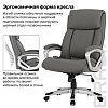 Кресло для руководителя BRABIX PREMIUM "Level EX-527", экокожа, серый, пластик  - 16