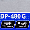 Дырокол Kangaro "DP-480G", 12 листов, синий - 3