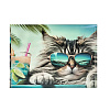 Папка-конверт на кнопке "Chillout cat", А5, разноцветный - 2