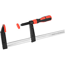 Струбцина F-образная Deli RS EDL110830Z, 80х300 мм, усиленная, черный, красный