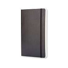 Блокнот "Classic Soft Large", А5, 96 листов, линейка, черный