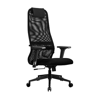 Кресло компьютерное ErgoLife Sit 8 B1-8D, сетчатая ткань, черный