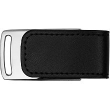 USB Flash накопитель 3.0 64 Gb VDL-014, металл, кожзам, черный 